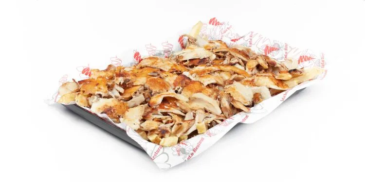 صحن شاورما دجاج مع المقبلات - افضل شاورما في الرياض