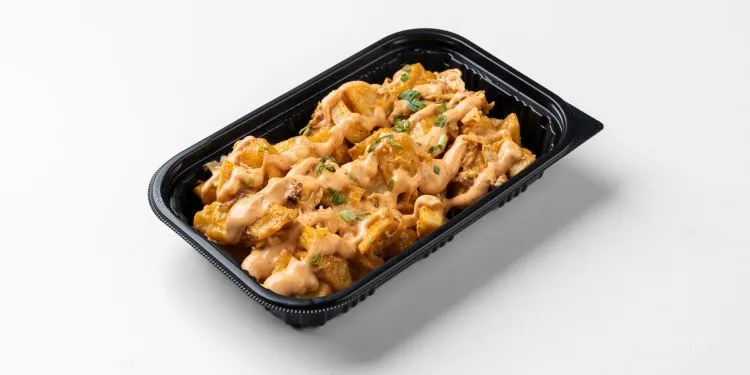 بطاطا حار مع شاورما
